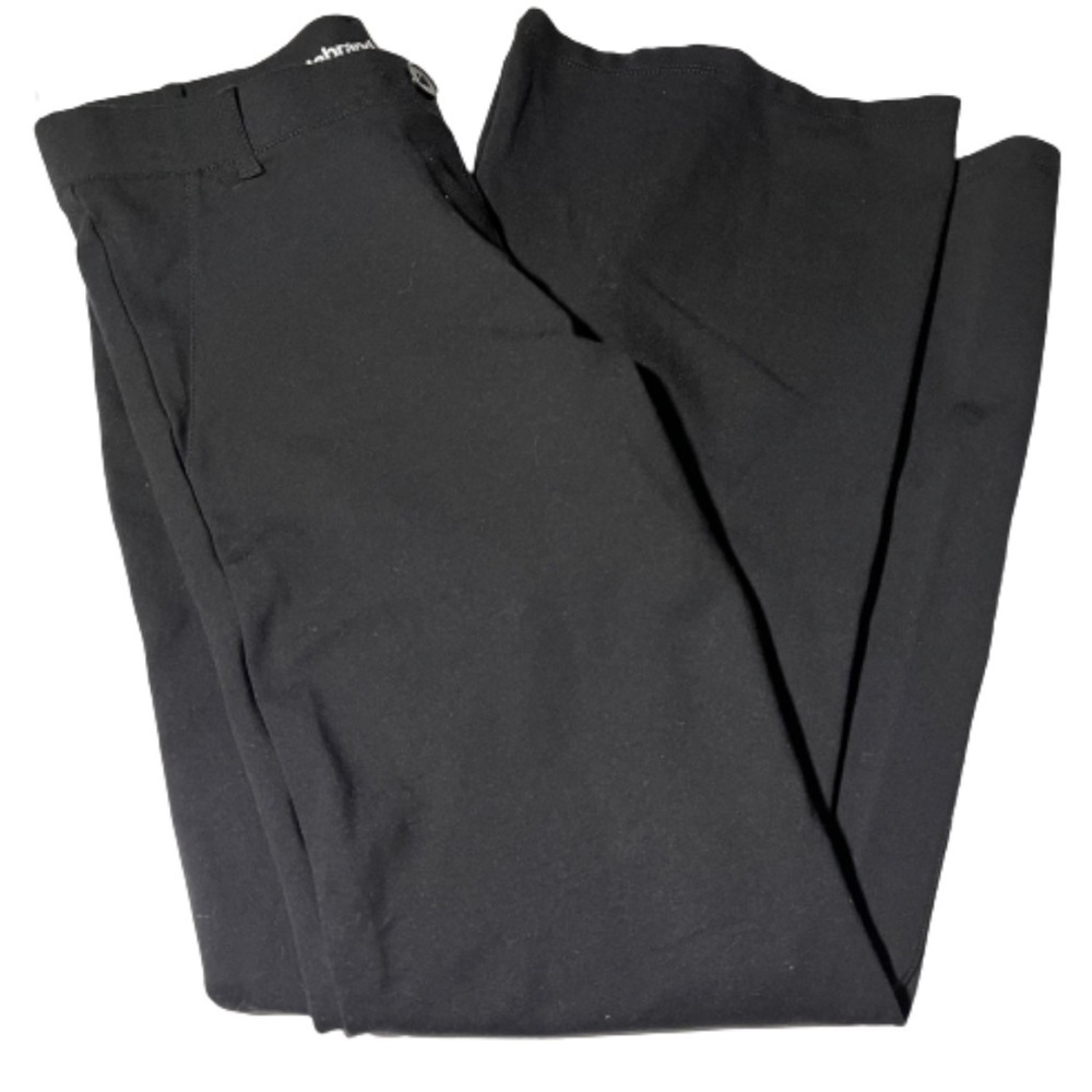 Betabrand Black Straight Leg 2 Pocket Dress Yoga Pants Size S Small Petite.